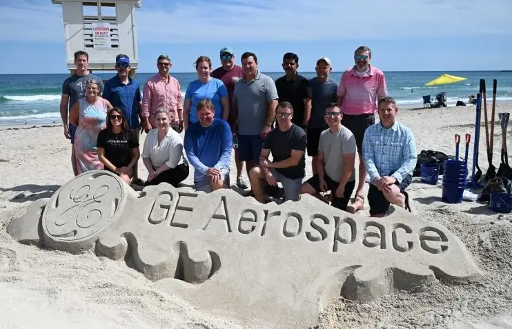 GE Aerospace Team Building Sandcastle Workshop